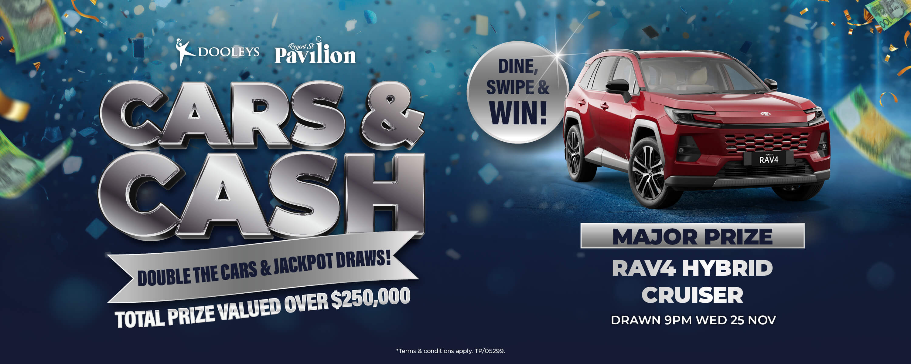 $250,000 Car &amp; Cash Major Draw