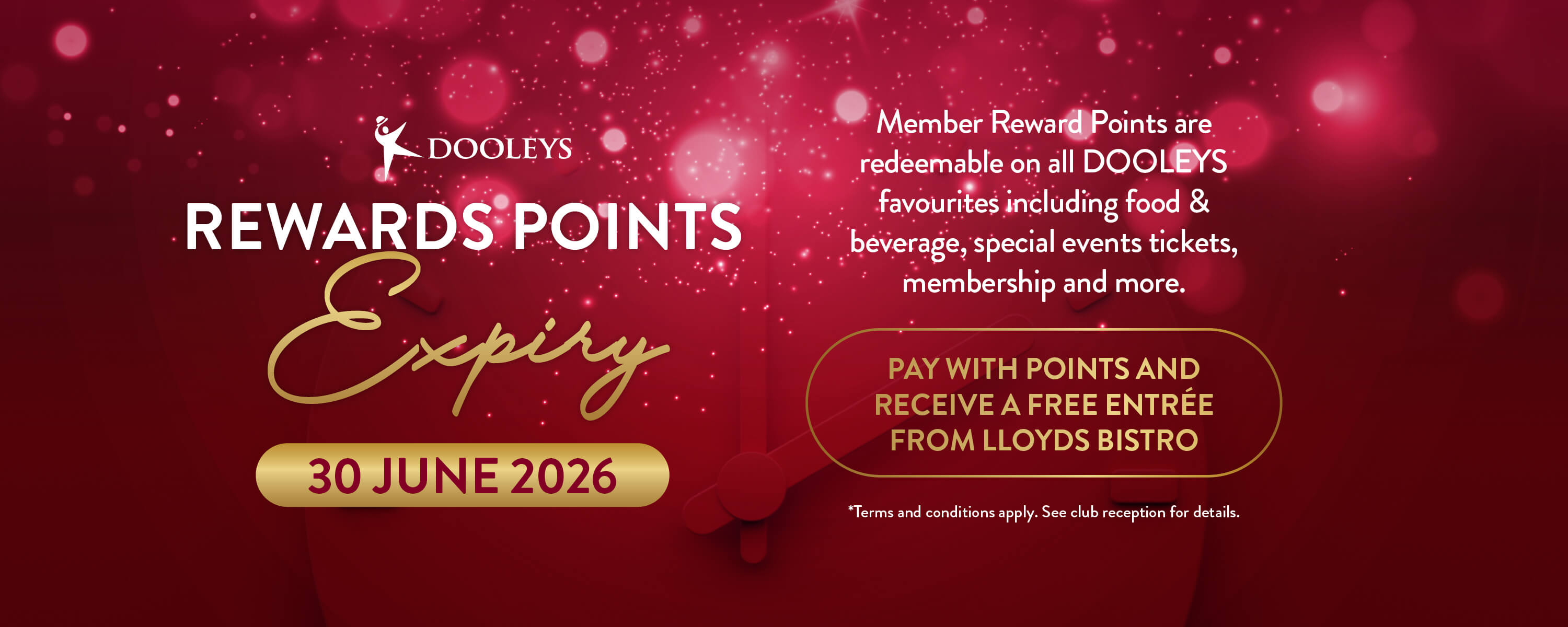 Pay by points free entree Lloyds