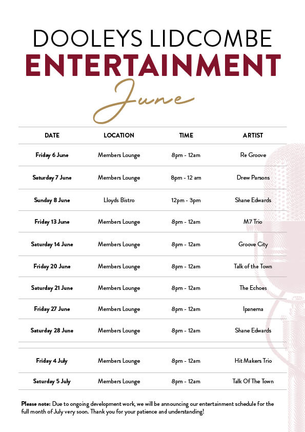 Entertainment June