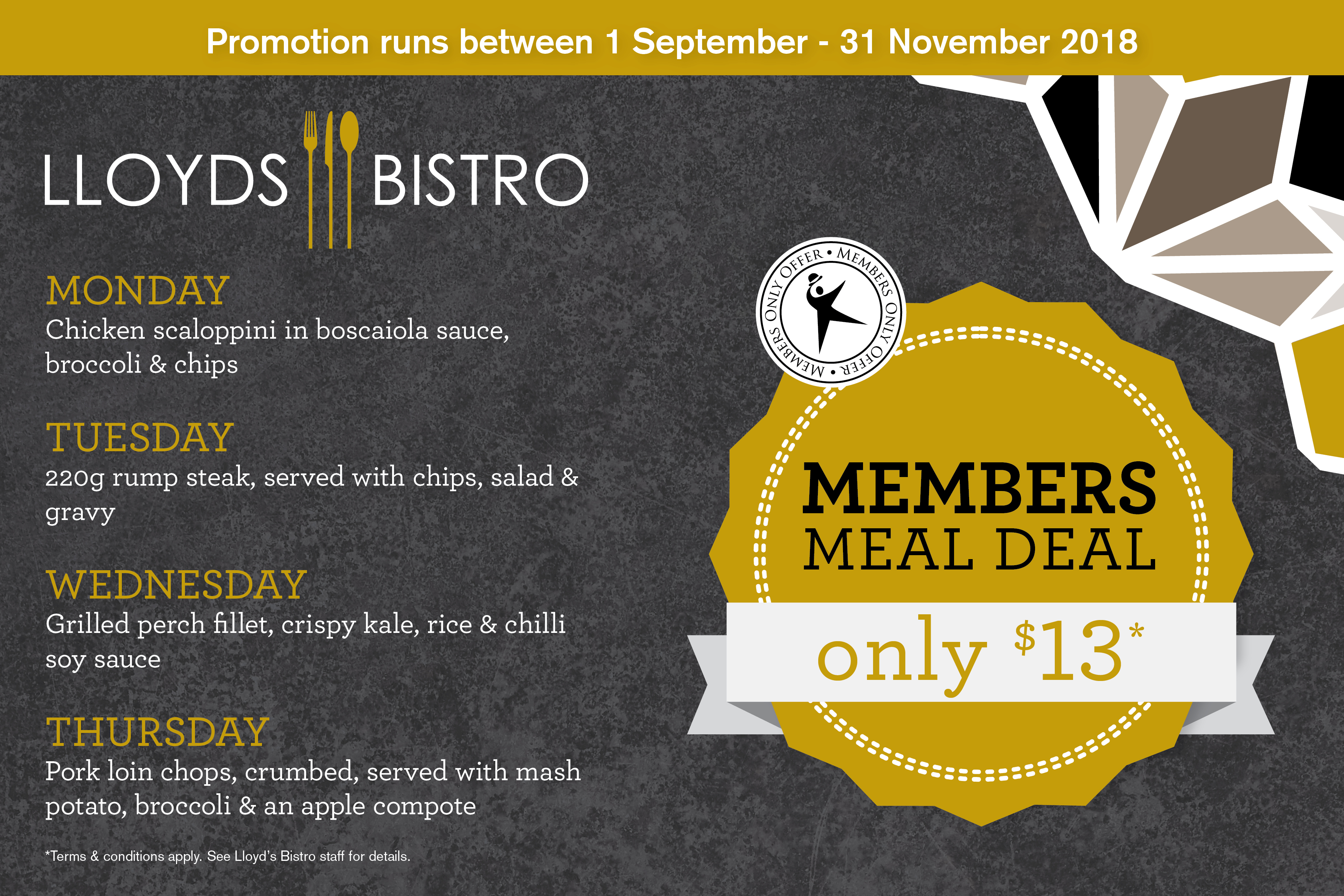 Lloyd's Bistro specials