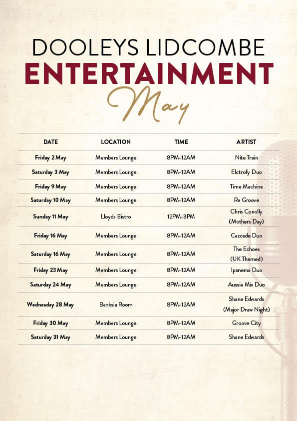 May Entertainment
