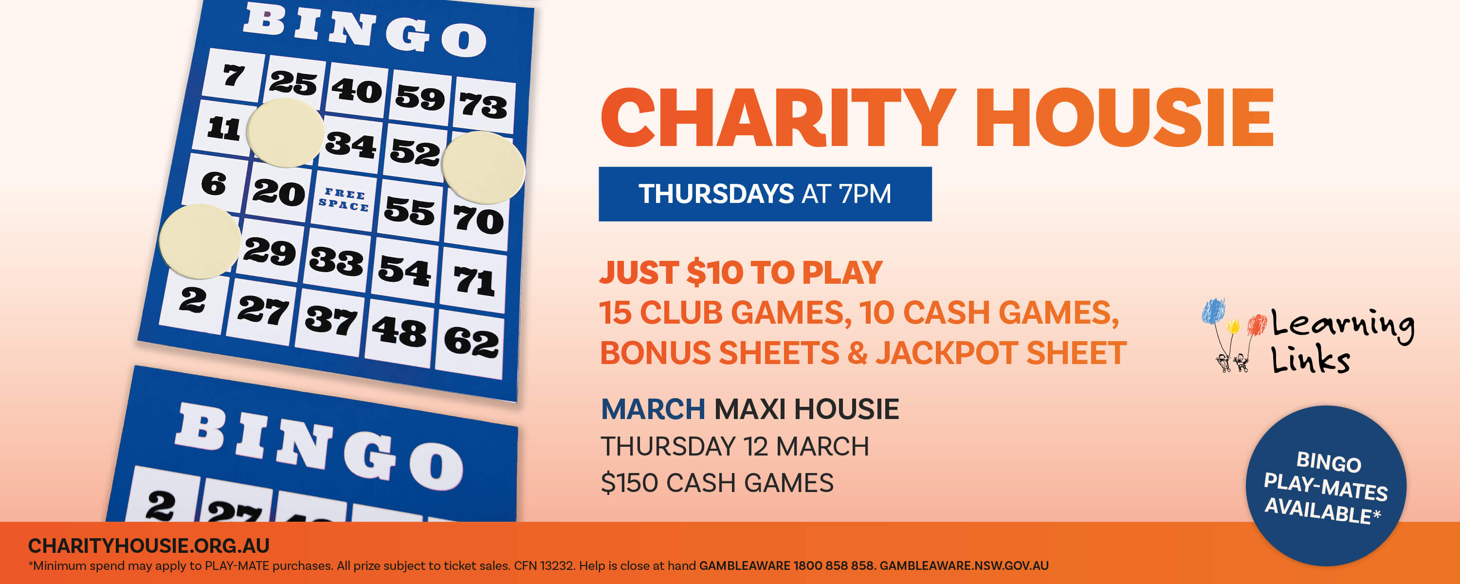 Charity Housie March 2026