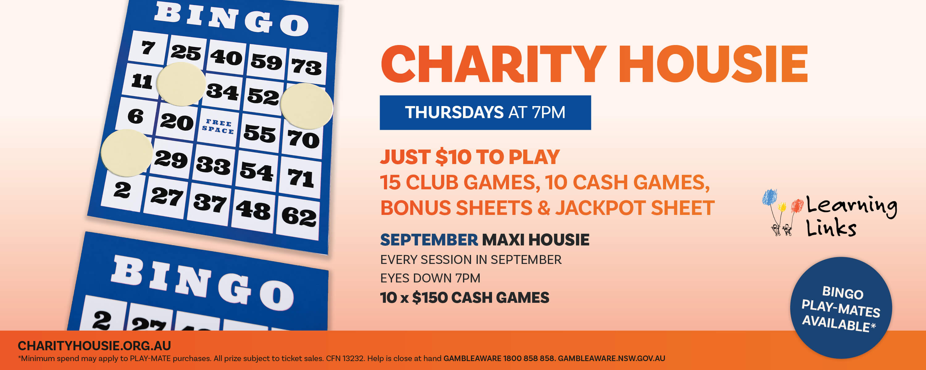 Charity Housie September
