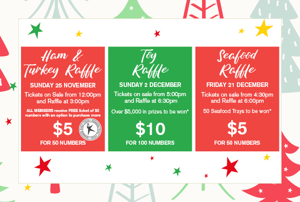Christmas Raffles DOOLEYS Lidcombe Christmas Raffles DOOLEYS Lidcombe