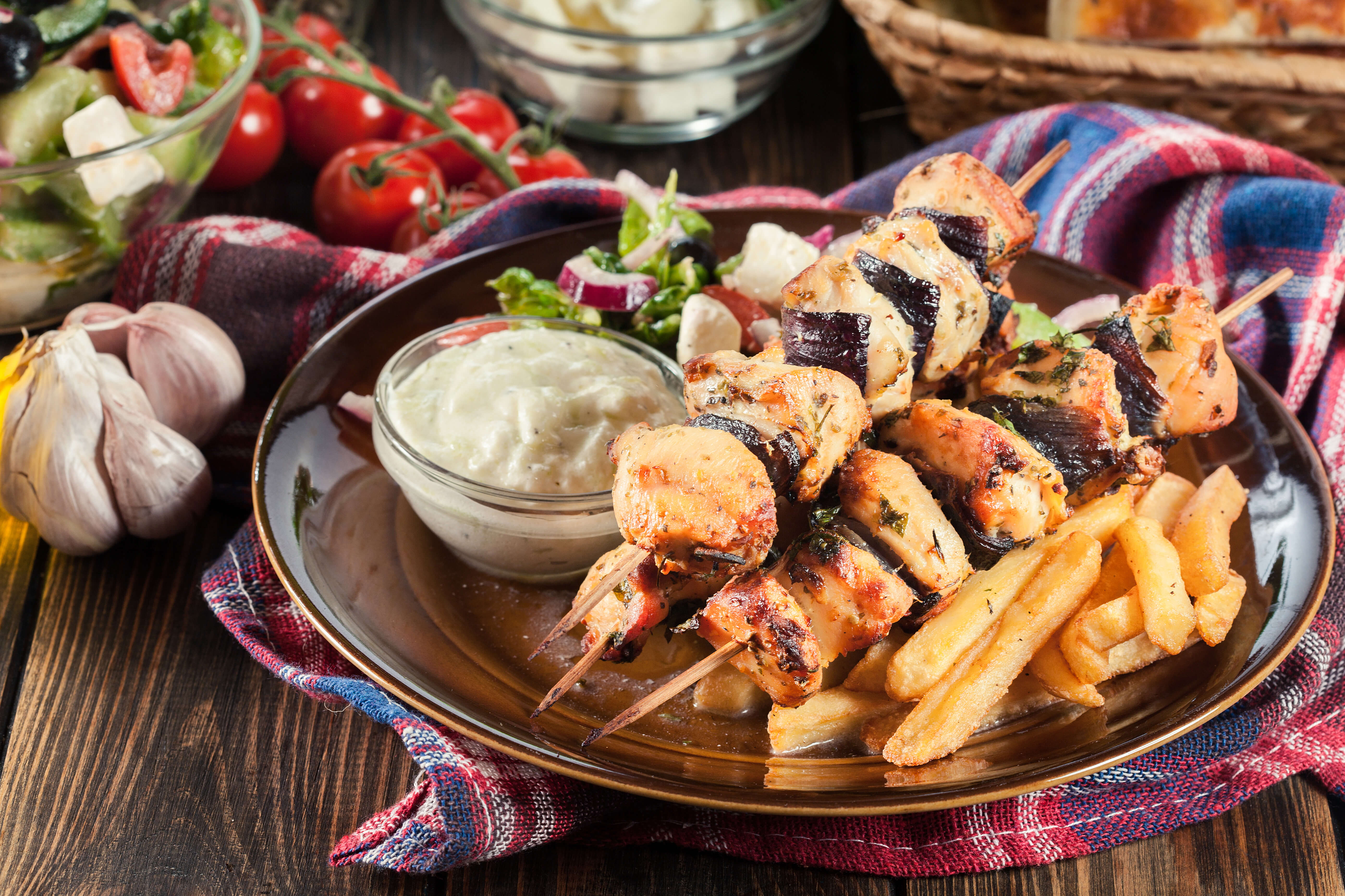 chicken skewers