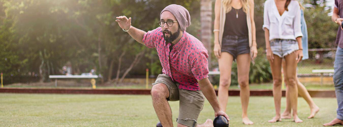 Barefoot Bowls at Regents Park
