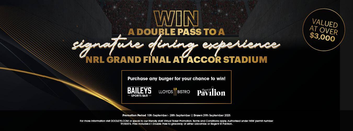 NRL Double Pass Promotion