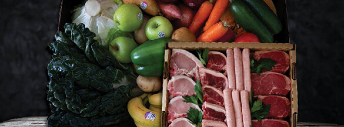 meat, fruit and veg raffle pt