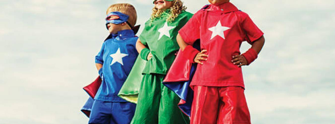 Superhero kids craft