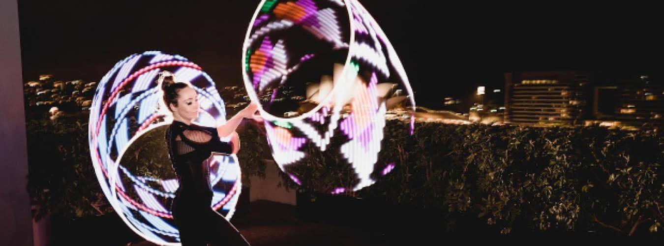LED Hula Hooping 