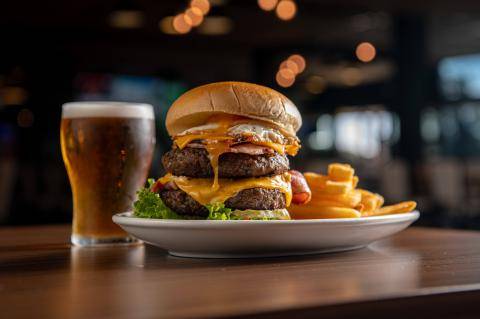 beer and buger special