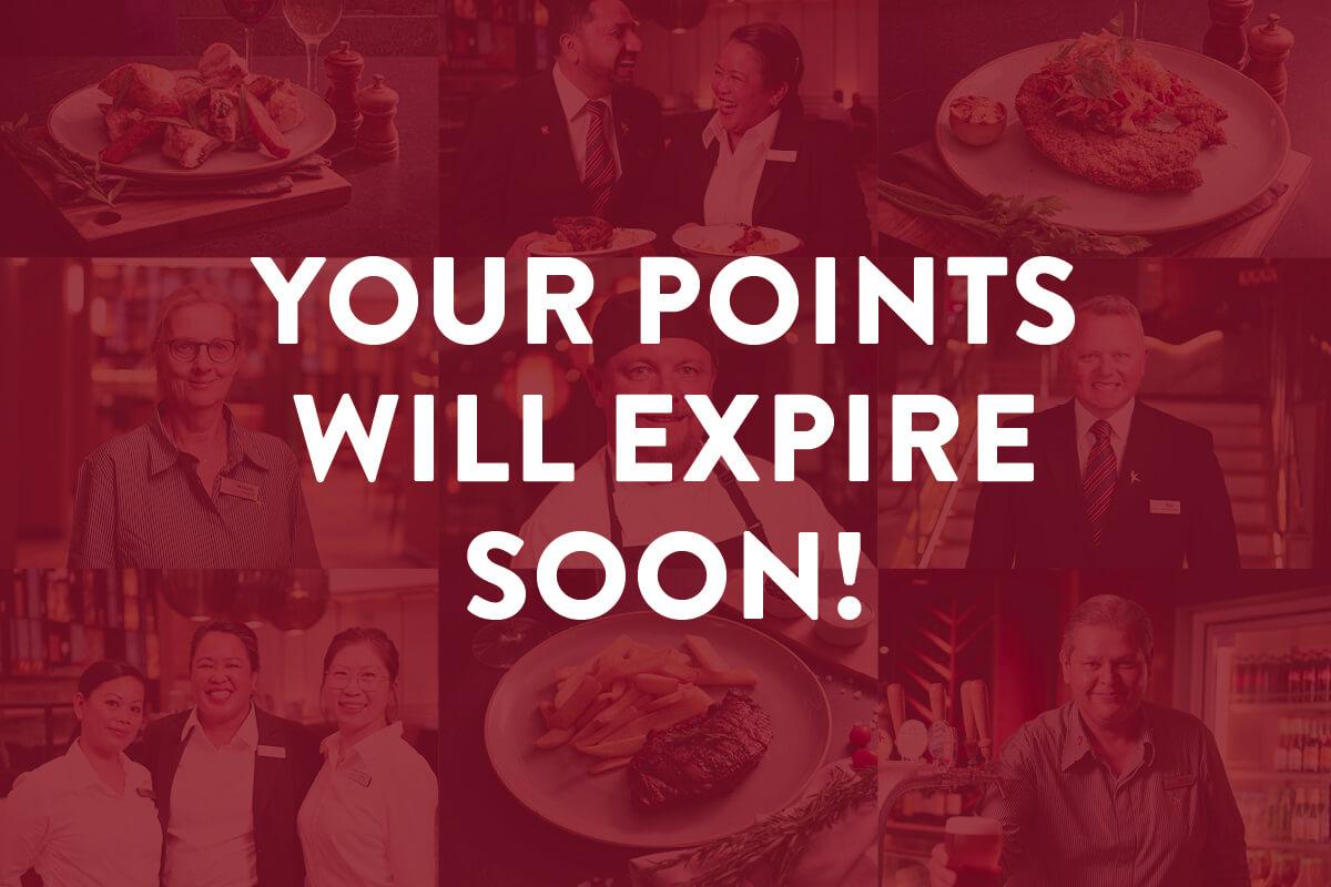 DOOLEYS Reward Points Expiry